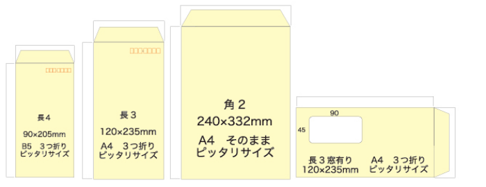 封筒サイズ